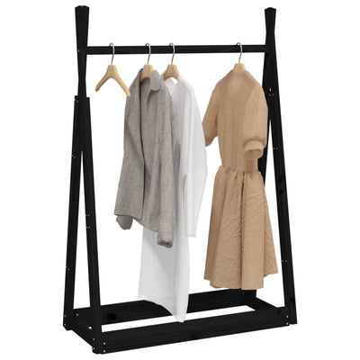 vidaXL Clothes Rack 100x45x150 cm Solid Wood Pine