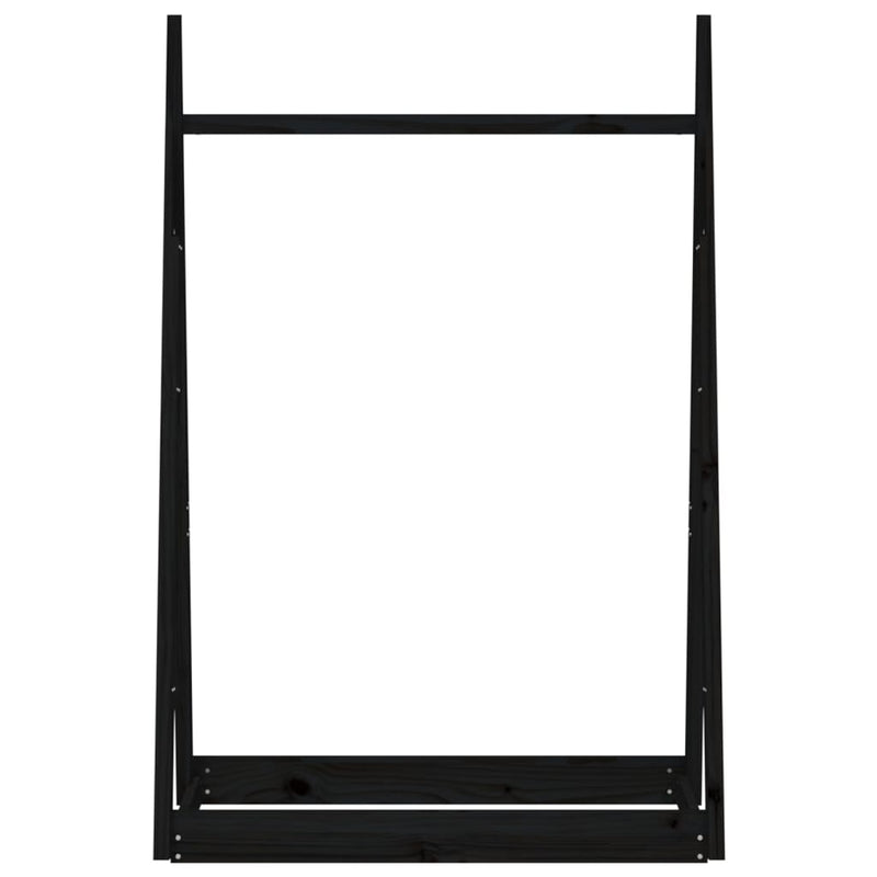 vidaXL Clothes Rack 100x45x150 cm Solid Wood Pine