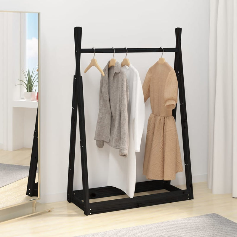 vidaXL Clothes Rack 100x45x150 cm Solid Wood Pine