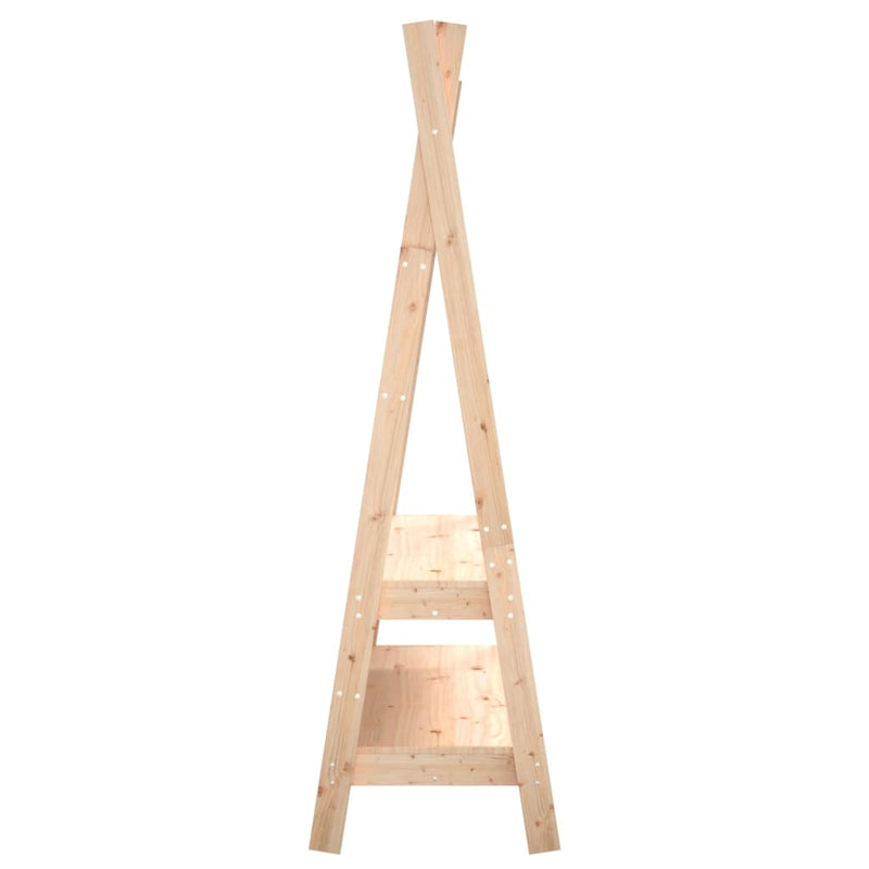 vidaXL Clothes Rack 100x45.5x150 cm Solid Wood Pine