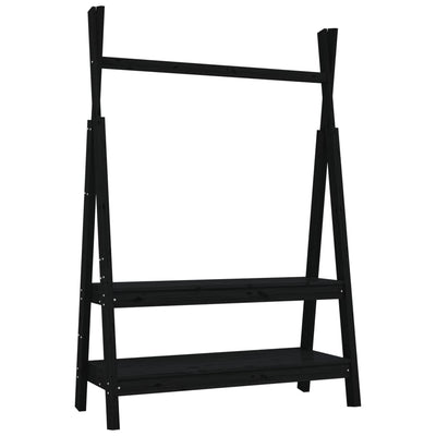 vidaXL Clothes Rack 100x45.5x150 cm Solid Wood Pine