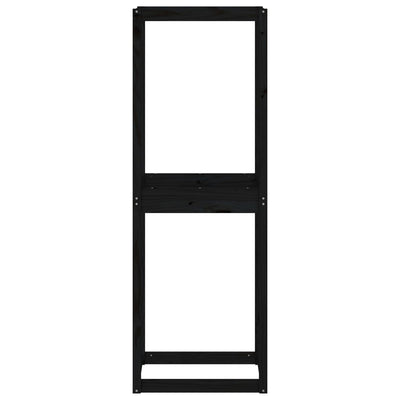 vidaXL Tire Rack 63x40x180 cm Solid Wood Pine