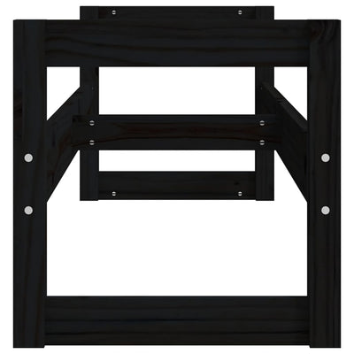 vidaXL Tire Rack 120x40x40 cm Solid Wood Pine