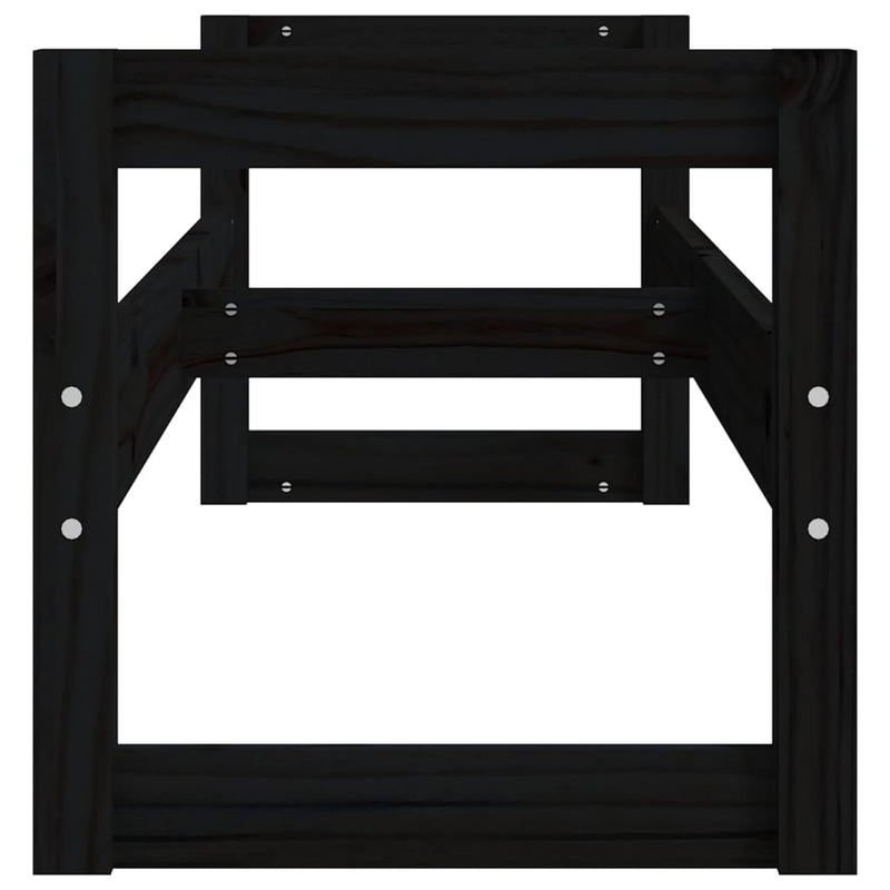 vidaXL Tire Rack 120x40x40 cm Solid Wood Pine