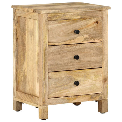 vidaXL Bedside Cabinet 45x35x60 cm Solid Wood Mango