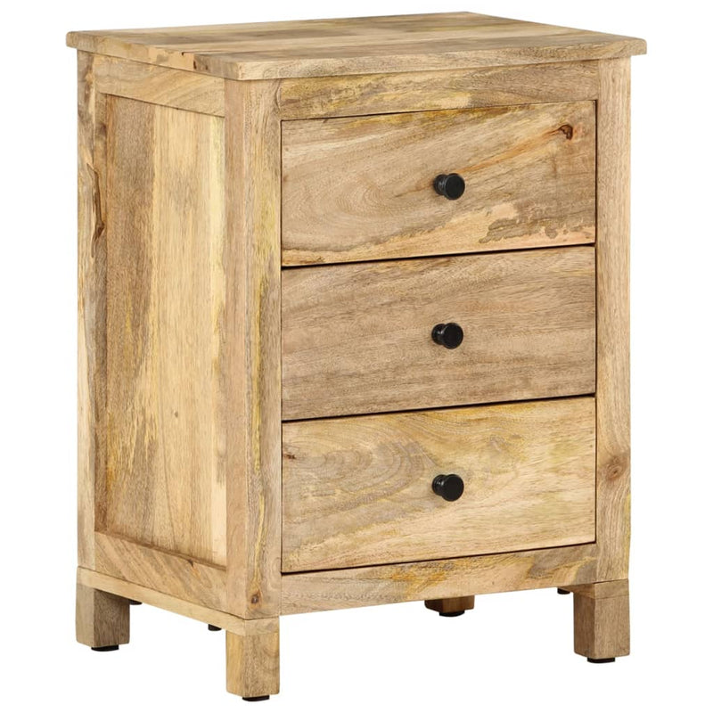 vidaXL Bedside Cabinet 45x35x60 cm Solid Wood Mango