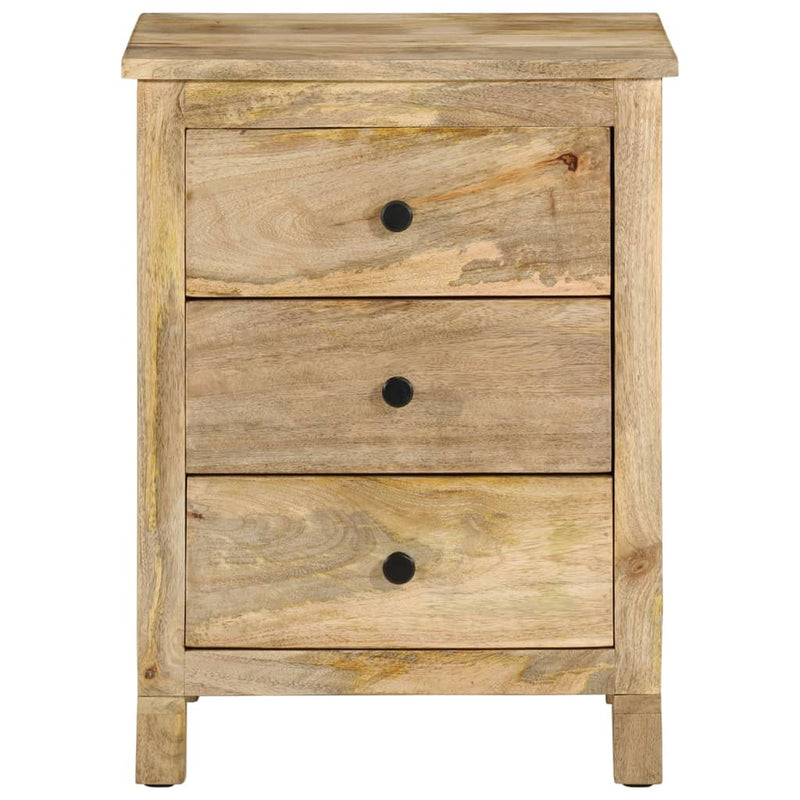 vidaXL Bedside Cabinet 45x35x60 cm Solid Wood Mango