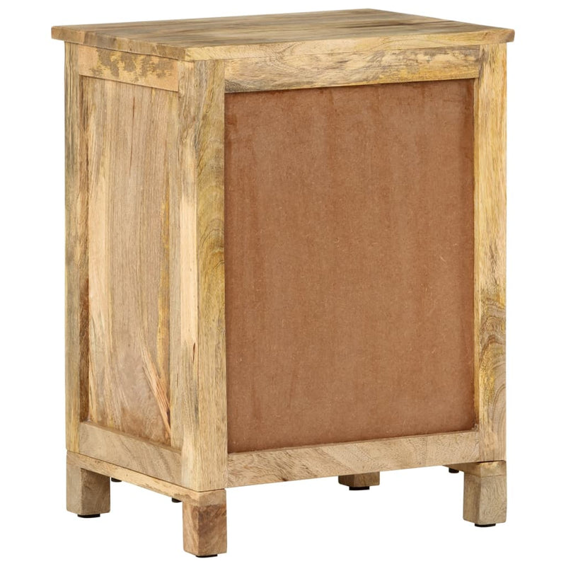 vidaXL Bedside Cabinet 45x35x60 cm Solid Wood Mango
