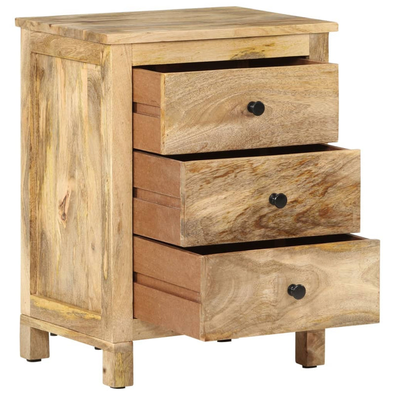 vidaXL Bedside Cabinet 45x35x60 cm Solid Wood Mango