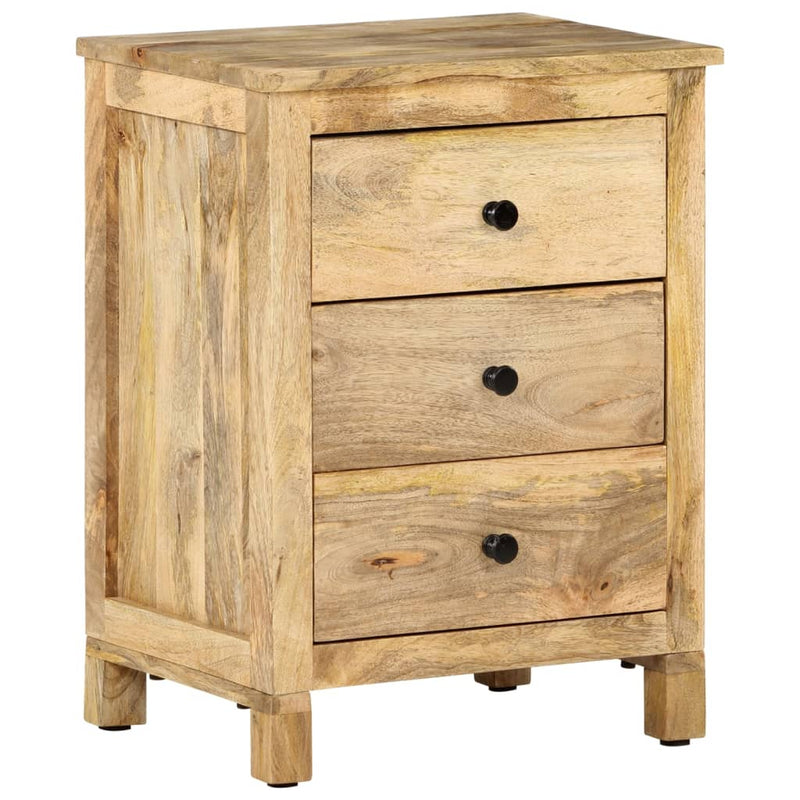 vidaXL Bedside Cabinet 45x35x60 cm Solid Wood Mango
