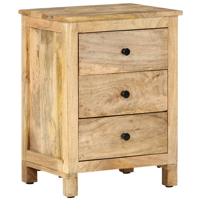 vidaXL Bedside Cabinet 45x35x60 cm Solid Wood Mango