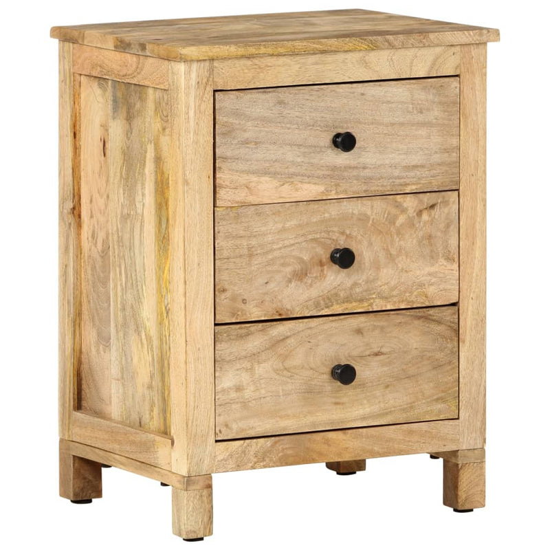vidaXL Bedside Cabinet 45x35x60 cm Solid Wood Mango