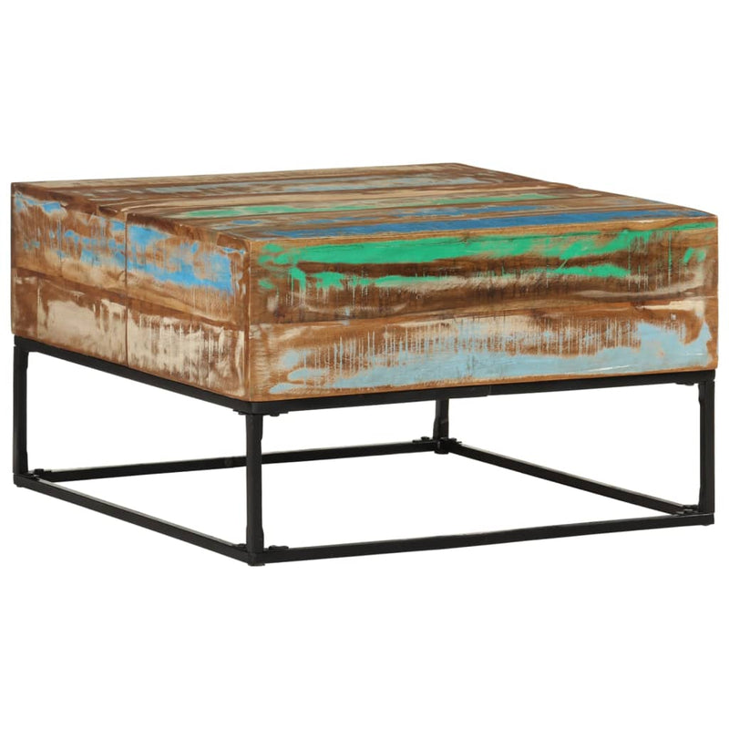 vidaXL Coffee Table 68x68x41 cm Solid Wood Reclaimed