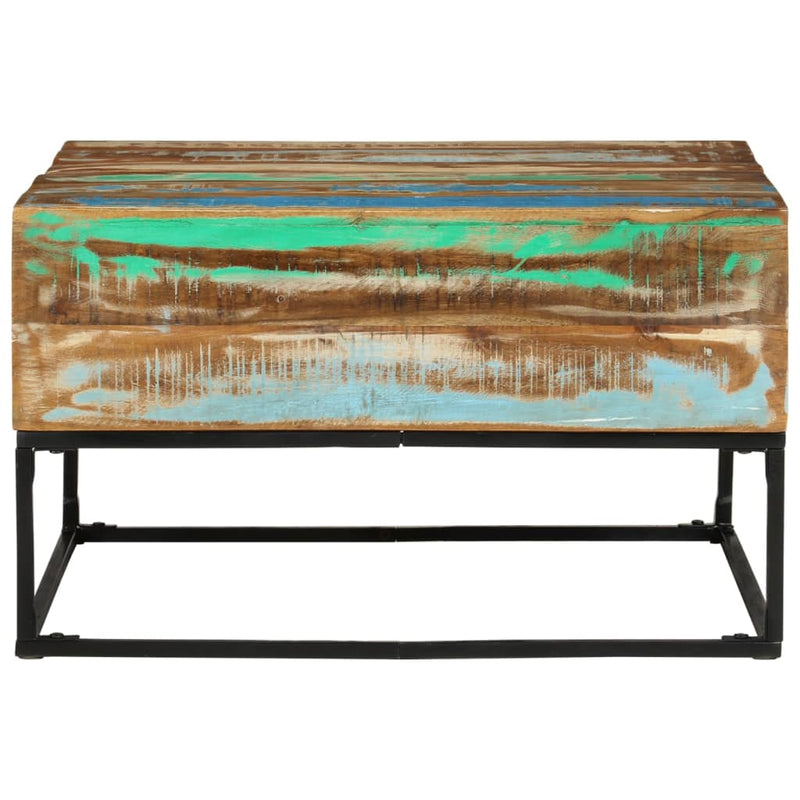 vidaXL Coffee Table 68x68x41 cm Solid Wood Reclaimed