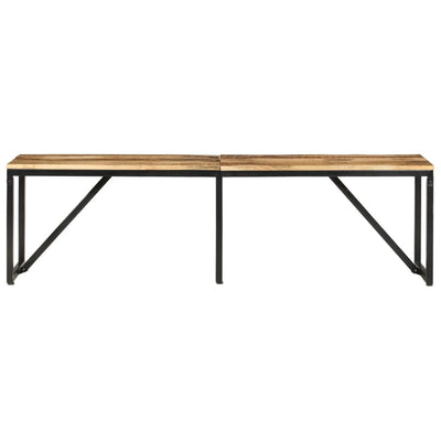 vidaXL Bench 160x35x46 cm Solid Wood Mango