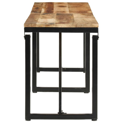 vidaXL Bench 160x35x46 cm Solid Wood Mango