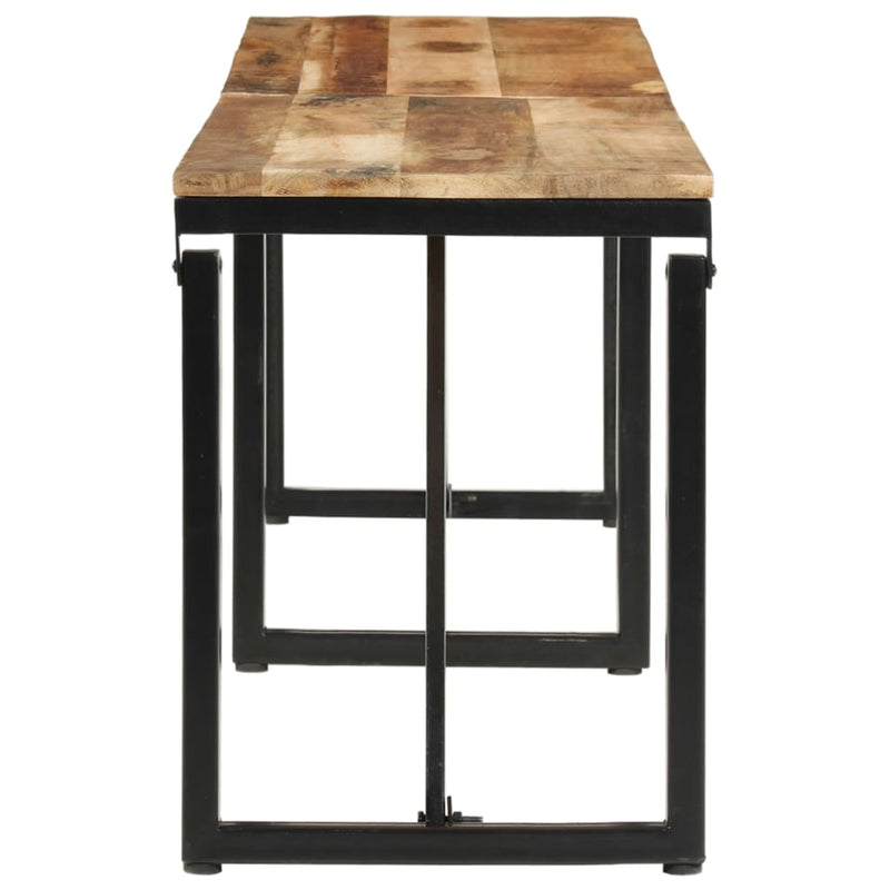 vidaXL Bench 160x35x46 cm Solid Wood Mango