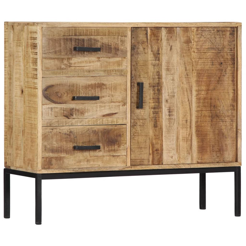 vidaXL Sideboard 88x30x73 cm Solid Wood Mango