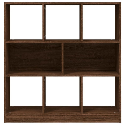 vidaXL Book Cabinet Grey Sonoma 97.5x29.5x100 cm Engineered Wood