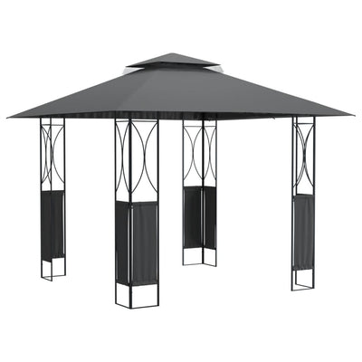 vidaXL Gazebo with Roof Anthracite 300x300x270 cm Steel