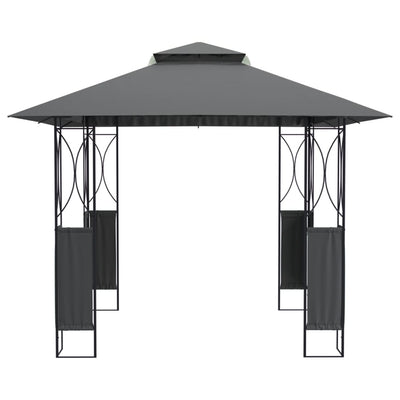 vidaXL Gazebo with Roof Anthracite 300x300x270 cm Steel