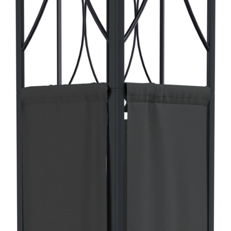 vidaXL Gazebo with Roof Anthracite 300x300x270 cm Steel
