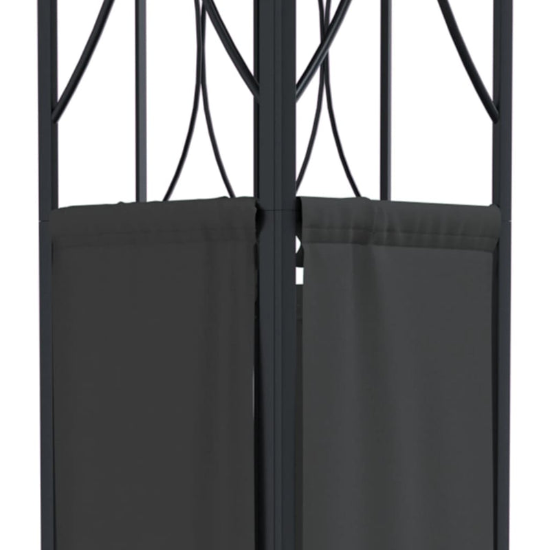 vidaXL Gazebo with Roof Anthracite 300x300x270 cm Steel