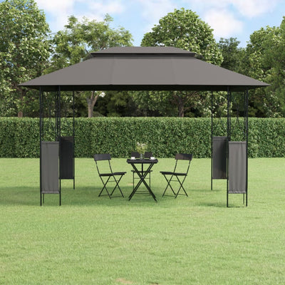 vidaXL Gazebo with Roof Anthracite 300x300x270 cm Steel