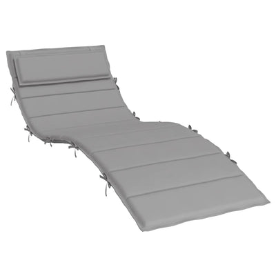 vidaXL Sun Lounger Cushion Anthracite 180x60x4 cm Oxford Fabric