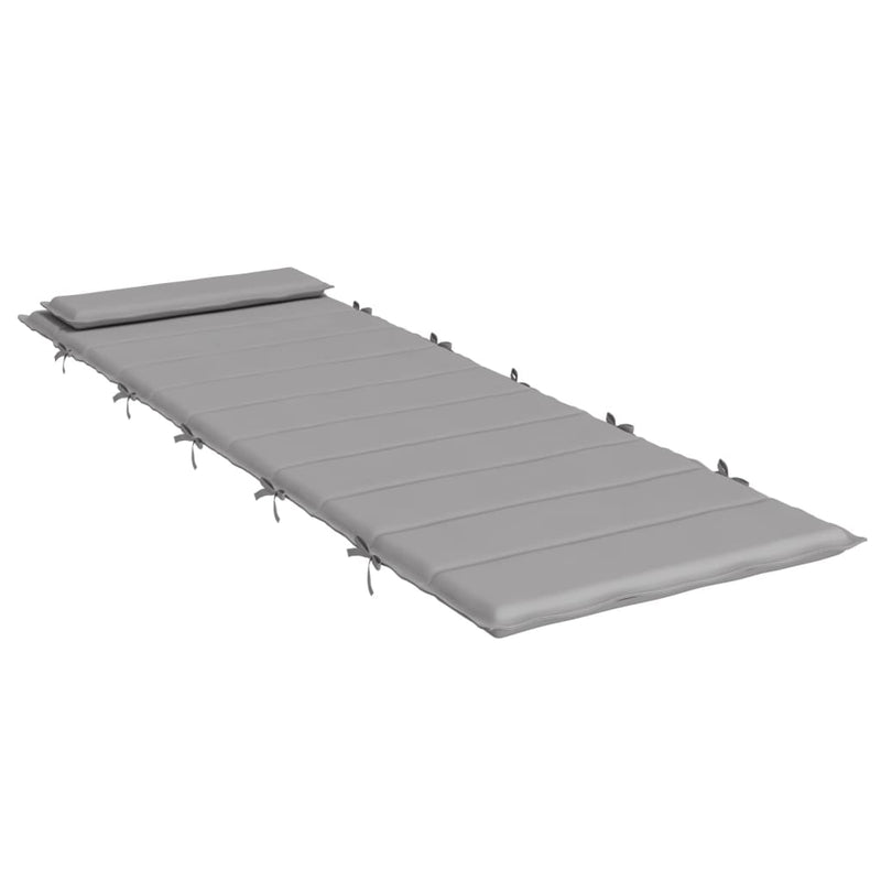 vidaXL Sun Lounger Cushion Anthracite 180x60x4 cm Oxford Fabric