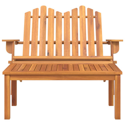 vidaXL 3 Piece Adirondack Garden Lounge Set Solid Wood Acacia