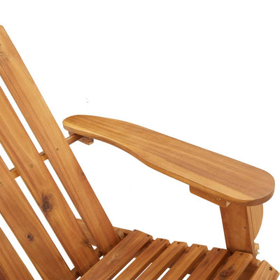 vidaXL 3 Piece Adirondack Garden Lounge Set Solid Wood Acacia