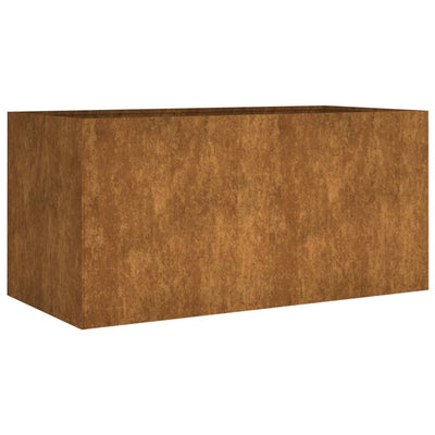 vidaXL Planter 40x41x40 cm Corten Steel