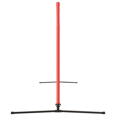 vidaXL Tennis Net Black and Red 300x100x87 cm Polyester