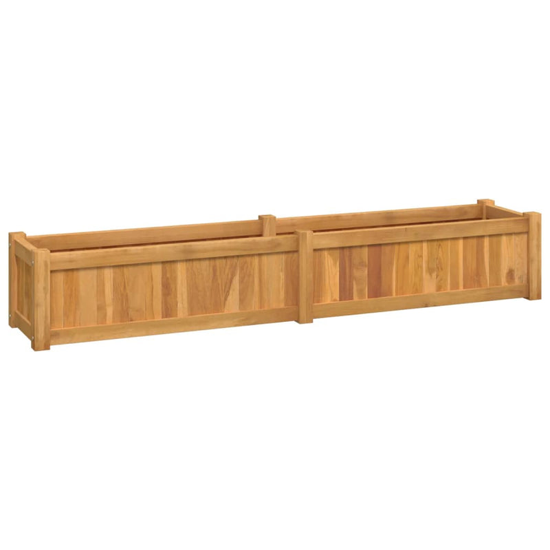vidaXL Raised Bed 150x50x50 cm Solid Wood Teak