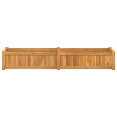 vidaXL Raised Bed 150x50x50 cm Solid Wood Teak