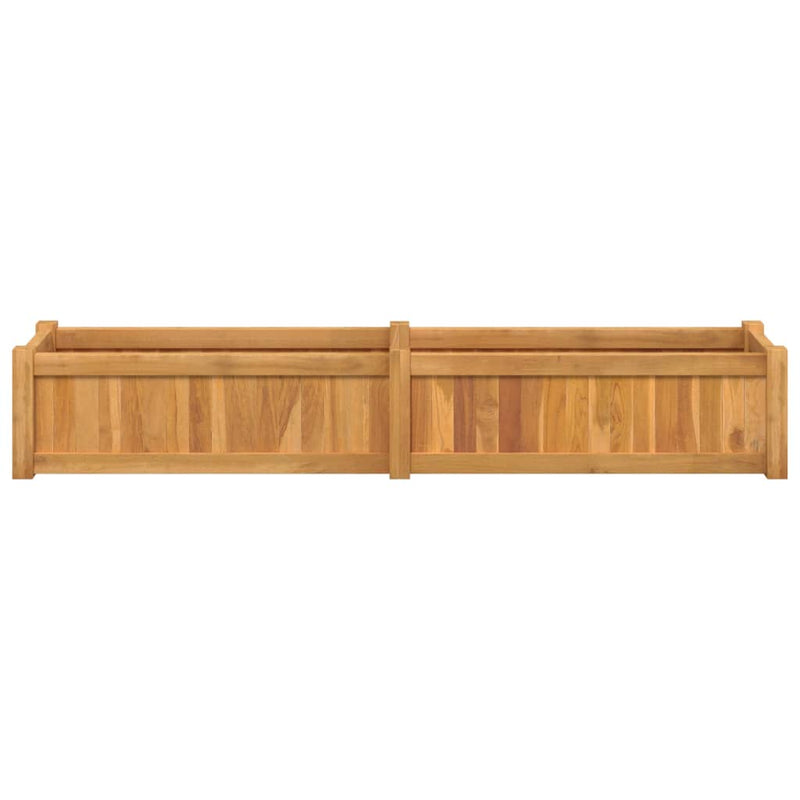 vidaXL Raised Bed 150x50x50 cm Solid Wood Teak