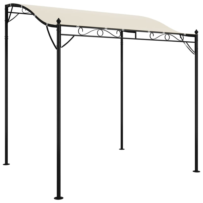 vidaXL Canopy Anthracite 2x2.3 m 180 g/m² Fabric and Steel