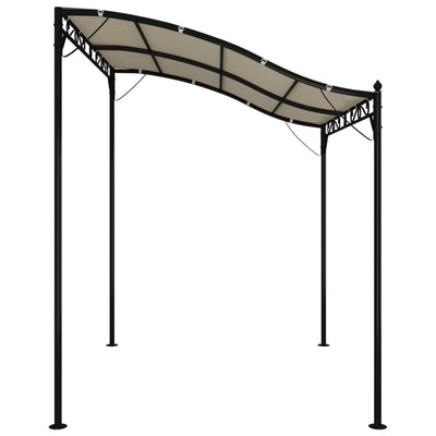 vidaXL Canopy Anthracite 2x2.3 m 180 g/m² Fabric and Steel