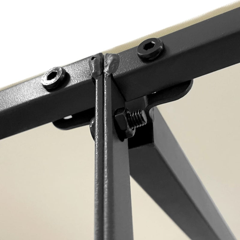 vidaXL Canopy Anthracite 2x2.3 m 180 g/m² Fabric and Steel