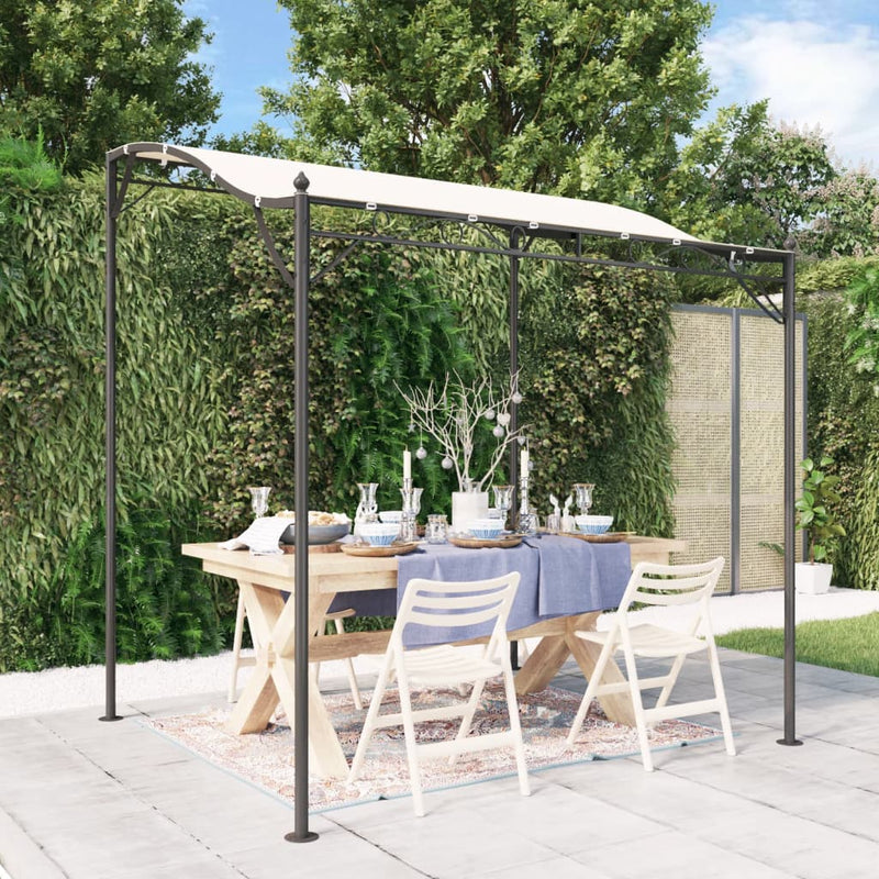 vidaXL Canopy Anthracite 2x2.3 m 180 g/m² Fabric and Steel