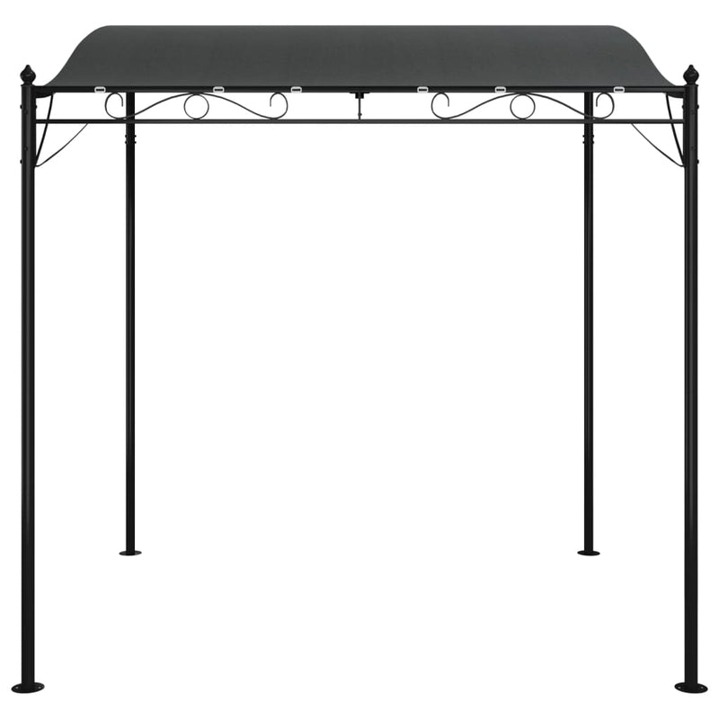 vidaXL Canopy Anthracite 2x2.3 m 180 g/m² Fabric and Steel