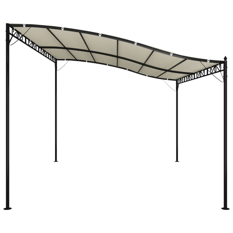 vidaXL Canopy Anthracite 2x2.3 m 180 g/m² Fabric and Steel