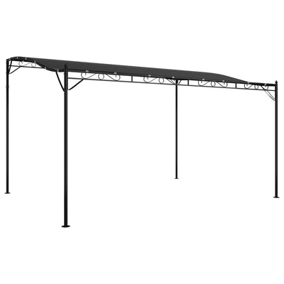 vidaXL Canopy Anthracite 2x2.3 m 180 g/m² Fabric and Steel