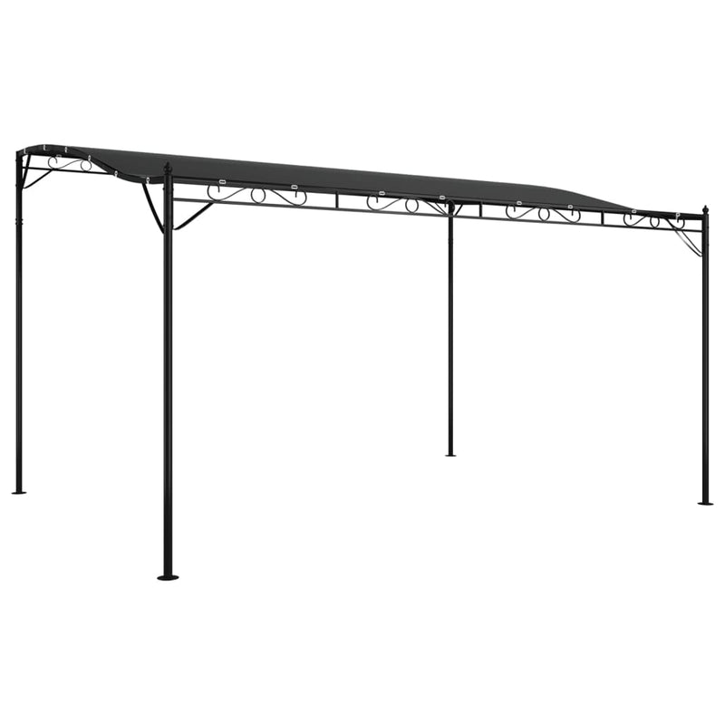 vidaXL Canopy Anthracite 2x2.3 m 180 g/m² Fabric and Steel