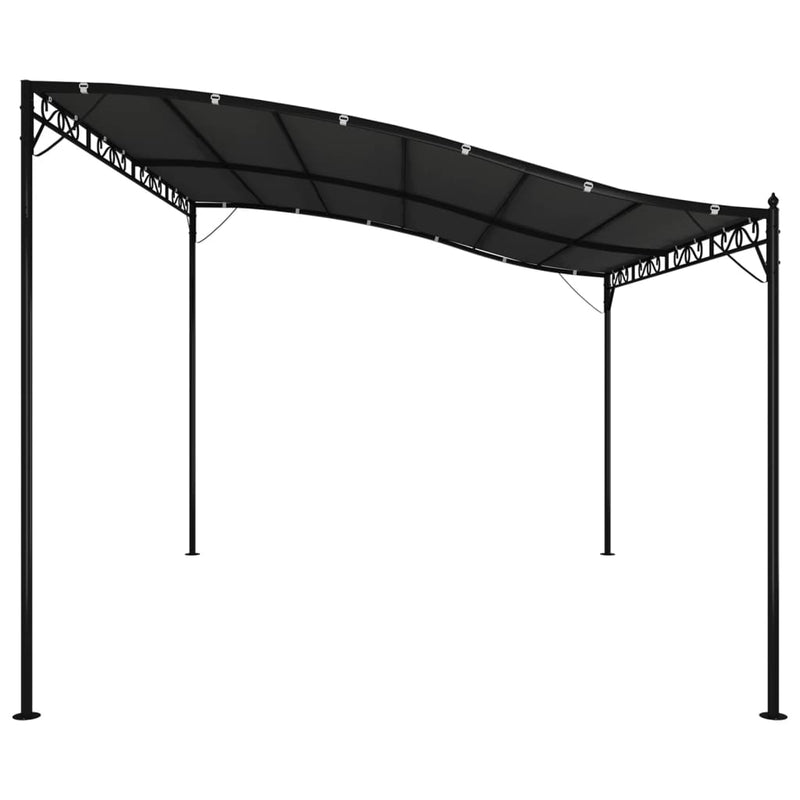 vidaXL Canopy Anthracite 2x2.3 m 180 g/m² Fabric and Steel