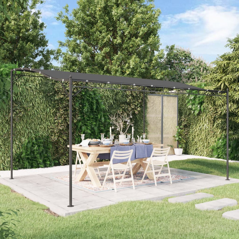 vidaXL Canopy Anthracite 2x2.3 m 180 g/m² Fabric and Steel