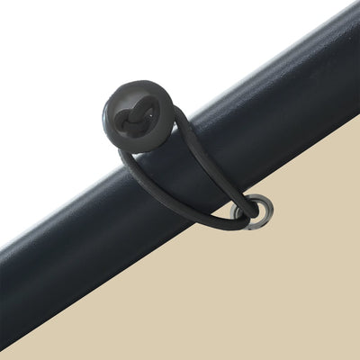 vidaXL Canopy Tent Beige 4x4 m Steel  and Fabric