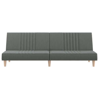 vidaXL Sofa Bed Dark Grey Fabric