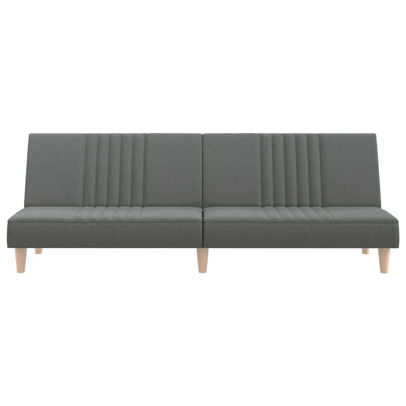 vidaXL Sofa Bed Dark Grey Fabric